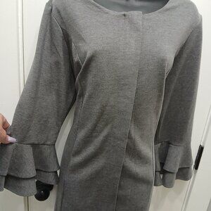 Suzanne Betro Sleek Gray Dress🩶
